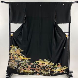 黒留袖 身丈162cm 裄丈68cm 正絹 美品 秀品 【中古】(着物)