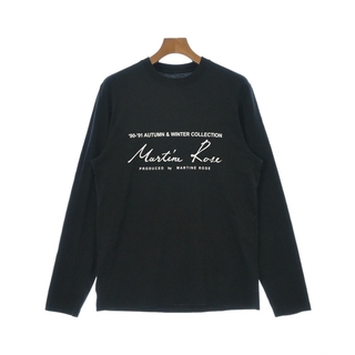 Martine Rose マーティンローズ Tシャツ・カットソー S 黒 【古着】【中古】(Tシャツ/カットソー(半袖/袖なし))