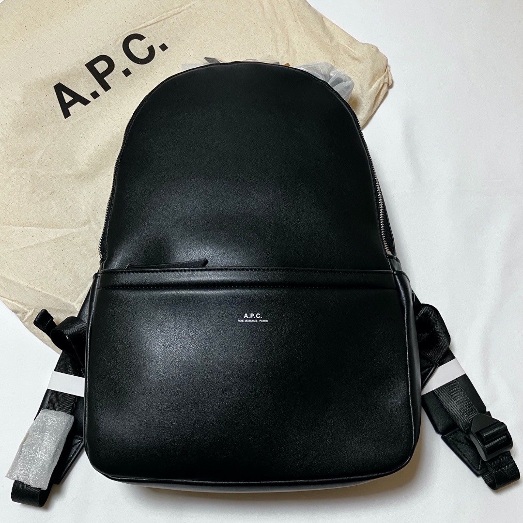 A.P.C - 新品 24ss A.P.C. バックパック 黒 リュック バッグ 6388