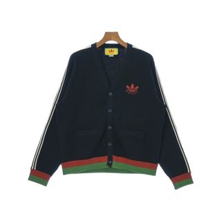 グッチ(Gucci)のGUCCI グッチ カーディガン L 紺x白 【古着】【中古】(カーディガン)