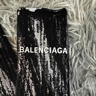 バレンシアガ(Balenciaga)の箔プリント 靴下 23-26cm ソックス BALENCIAGA(ソックス)