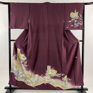 訪問着 身丈156.5cm 裄丈65cm 正絹 美品 秀品 【中古】(着物)