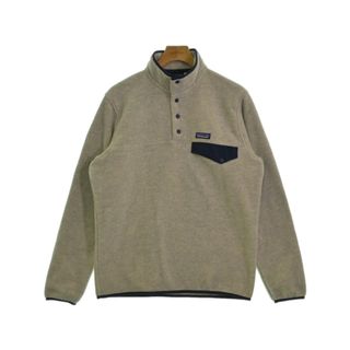 パタゴニア(patagonia)のpatagonia パタゴニア スウェット M グレー系x紺 【古着】【中古】(スウェット)