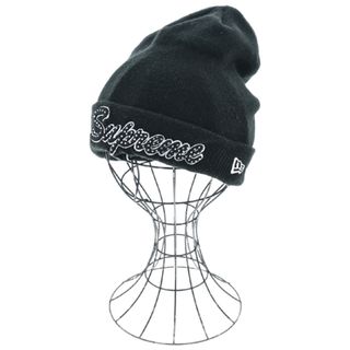 シュプリーム(Supreme)のSupreme シュプリーム ニットキャップ・ビーニー - 黒 【古着】【中古】(ニット帽/ビーニー)