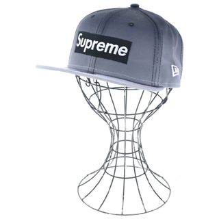 シュプリーム(Supreme)のSupreme シュプリーム キャップ 58.7 紺系xグレー(グラデーション) 【古着】【中古】(キャップ)