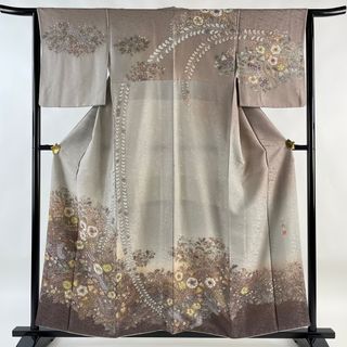 訪問着 身丈157cm 裄丈63cm 正絹 逸品 【中古】(着物)