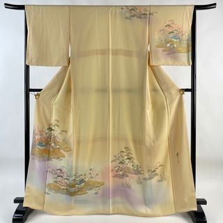 訪問着 身丈165.5cm 裄丈66cm 正絹 逸品 【中古】(着物)