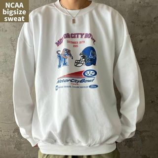 US古着 00s GILDAN NCAA モーターシティボウル スウェット レア(スウェット)