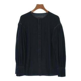 Demi-Luxe BEAMS デミルクスビームス ブラウス 38(M位) 紺 【古着】【中古】