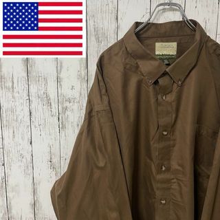 Cabelas アメリカ古着 ビッグサイズ 長袖シャツ コットン ゆるダボメンズ(シャツ)