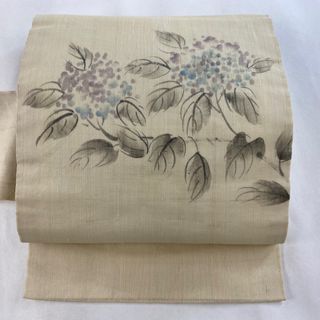 名古屋帯 優品 麻 【中古】(帯)