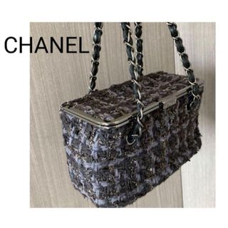 シャネル(CHANEL)のお団子様専用♡CHANEL シャネル　ツイード　パリニューヨーク　ハンドバッグ(ハンドバッグ)