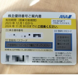 ANA株主優待券1枚　有効期限2024年11月30日(その他)