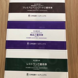 三井松島ホールディングス　株主優待券(その他)