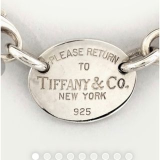 Tiffany & Co. - Tiffany&Co. リターントゥ オーバルタグ チョーカー シルバー