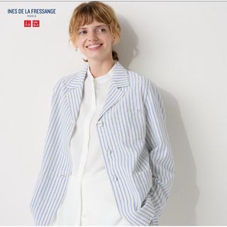 ユニクロ(UNIQLO)の【新品】UNIQLO　イネス　カバーオール　XXL(テーラードジャケット)