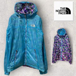 ザノースフェイス(THE NORTH FACE)の【リバーシブル】 ノースフェイス　フライトシリーズ　ウィンドブレーカー　メンズM(フライトジャケット)