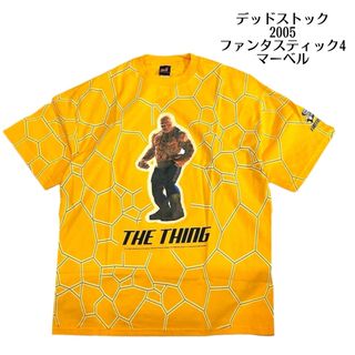 ヴィンテージ(VINTAGE)のデッドストック ファンタスティック4 THE THING Tシャツ マーベル(Tシャツ/カットソー(半袖/袖なし))