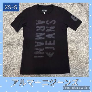 ARMANI JEANS - アルマーニジーンズ　ARMANI JEANS  Tシャツ XS~S  紺