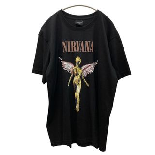 ★新品★ バンドT『 NIRVANA』プリントtシャツ　ニルバーナ　XLサイズ(Tシャツ/カットソー(半袖/袖なし))