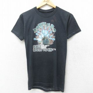 S★古着 半袖 ビンテージ Tシャツ メンズ 80年代 80s ボウリング クルーネック 黒 ブラック 24jun05 中古(Tシャツ/カットソー(半袖/袖なし))