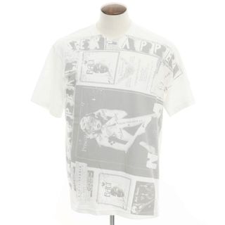 シュプリーム(Supreme)の【中古】シュプリーム Supreme 2024年春夏 Collage Tee コットン クルーネック 半袖Ｔシャツ ホワイト【サイズL】【メンズ】(Tシャツ/カットソー(半袖/袖なし))