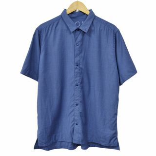 美品 山と道 yamatomichi Merino Short Sleeve Shirt メリノウール 半袖 シャツ メンズL 登山 ウェア アウトドア