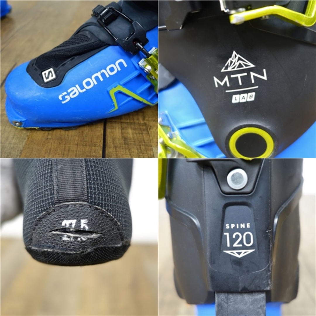 サロモン SALOMON MTN 120 LAB 27.5cm ソール長 311mm ツアー サロモン SALOMON MTN 120 LAB 27.5cm ソール長 311mm ツアー