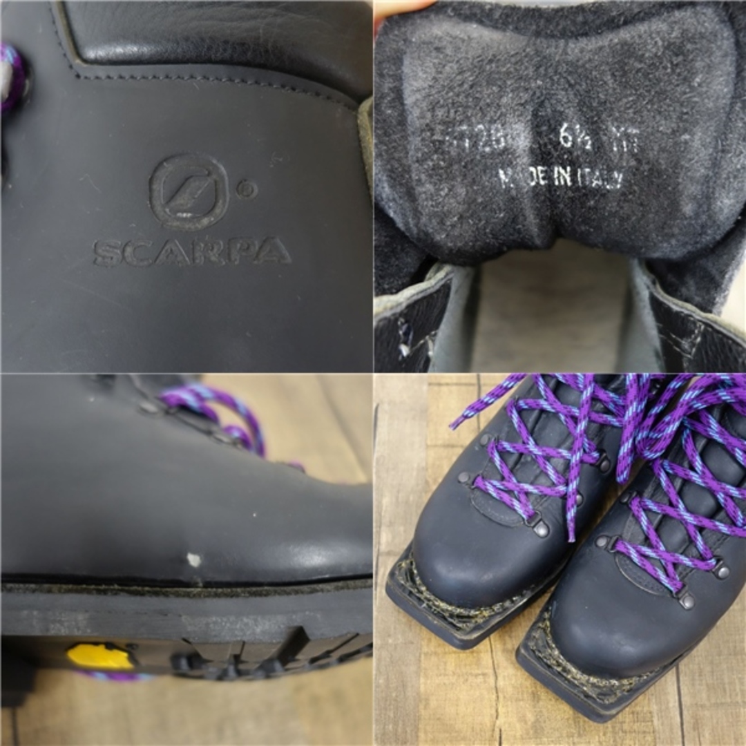 未使用 スカルパ SCARPA 3PIN レザー テレマーク スキーブーツ 未使用 スカルパ SCARPA 3PIN レザー テレマーク スキーブーツ