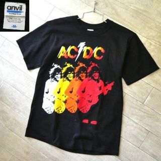 AC/DC バンドTシャツ 未使用 M ロックTee(Tシャツ/カットソー(半袖/袖なし))