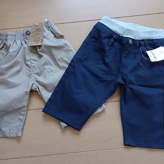 パンツ　ハーフパンツ　二枚　新品　キッズ　110(パンツ/スパッツ)