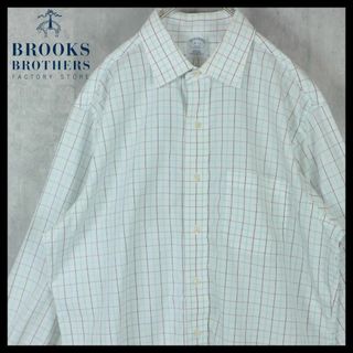 ブルックスブラザース(Brooks Brothers)の【希少】ブルックスブラザーズ ワイシャツ チェック柄 346 ノンアイロン 長袖(シャツ)