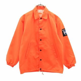 ヘリーハンセン(HELLY HANSEN)のヘリーハンセン 80s ヴィンテージ コーチジャケット S オレンジ系 HELLY HANSEN 裏起毛 メンズ(ナイロンジャケット)