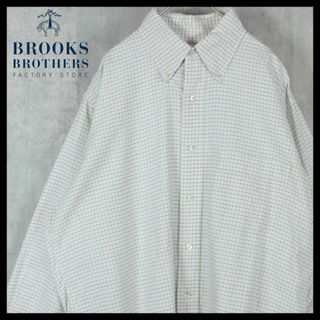 ブルックスブラザース(Brooks Brothers)の【希少】ブルックスブラザーズ ワイシャツ makers USA製 チェック柄(シャツ)