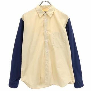 コムデギャルソンオムプリュス 2012年 日本製 長袖 コットンシャツ S ベージュ系 COMME des GARCONS HOMME PLUS メンズ