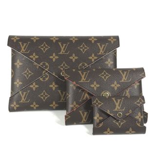 ルイヴィトン(LOUIS VUITTON)のルイヴィトン LOUIS VUITTON ポシェット・キリガミ M62034 モノグラム カバン ポーチ 3つセット クラッチバッグ モノグラムキャンバス ブラウン 未使用(クラッチバッグ)