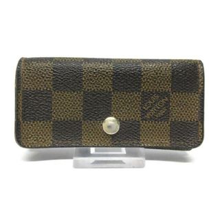 ルイヴィトン(LOUIS VUITTON)のLOUIS VUITTON(ルイヴィトン) キーケース ダミエ ミュルティクレ4 N62631 エベヌ ダミエ･キャンバス(キーケース)