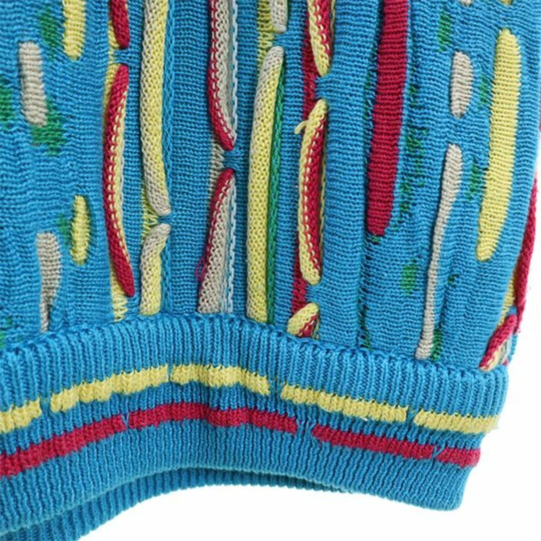 COOGI - クージー 90s オールド 3D 総柄 長袖 コットン セーター COOGI - クージー 90s オールド 3D 総柄 長袖 コットン セーター