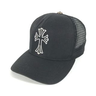 クロムハーツ(Chrome Hearts)のクロムハーツ CHROME HEARTS クロス 帽子 キャップ帽 ベースボール メッシュ バイカラー キャップ コットン ブラック(キャップ)