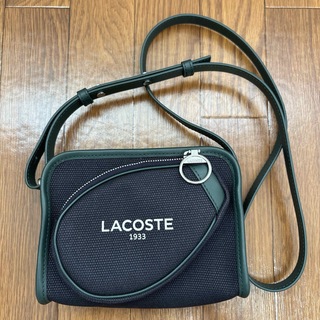 LACOSTE - LACOSTEラコステ ヘリテージキャンバス テニススタイルショルダーバッグ