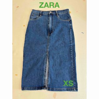 ザラ(ZARA)のZARAデニムタイトスカートXSサイズ(その他)