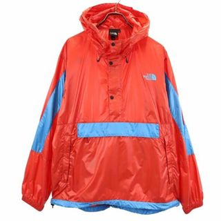 ザノースフェイス(THE NORTH FACE)のノースフェイス NP22034 長袖 ハーフジップ アノラックパーカー L レッド系 THE NORTH FACE ロゴ プルオーバー アウトドア メンズ(その他)