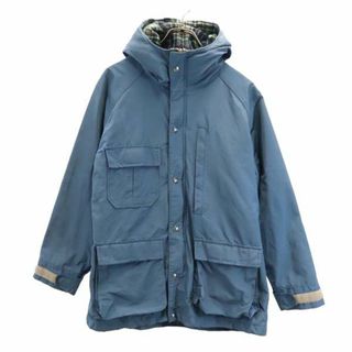 ウールリッチ(WOOLRICH)のウールリッチ 70s ナイロンブレンド ヴィンテージ 長袖 フード ジャケット M ブルー系 WOOLRICH 裏チェック メンズ(その他)