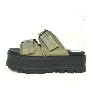 アグ(UGG)のUGG(アグ) サンダル 25 レディース クレム 1118771 カーキ スエード(サンダル)