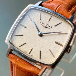 ロンジン(LONGINES)の【動作品】ロンジン アンティーク 腕時計 1970年代 手巻き メンズ スイス(腕時計(アナログ))