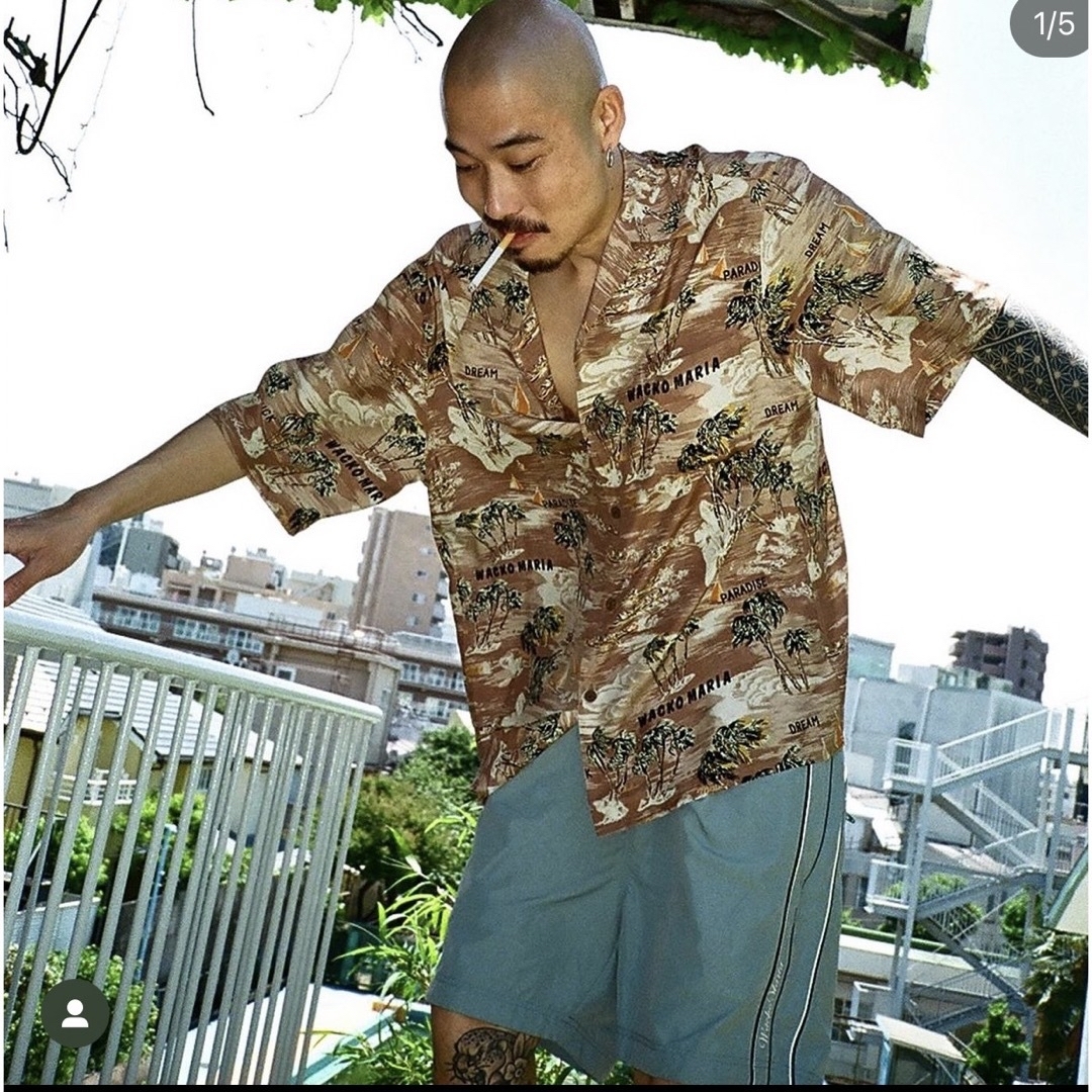 24ss WACKO MARIA HAWAIIAN SHIRT S/S トップス 24ss WACKO MARIA HAWAIIAN SHIRT S/S トップス