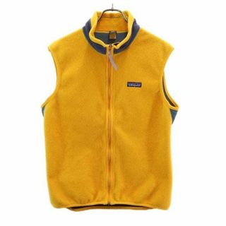 パタゴニア(patagonia)のパタゴニア 90s USA製 フリース フライヤー ベスト M 黄 patagonia FLYER VEST PEF メンズ(ベスト)