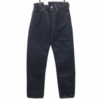 リーバイス(Levi's)の未使用 リーバイス 90s バレンシア USA製 501XX ボタン裏555 デッドストック ストレートデニムパンツ W31 ネイビー Levi's メンズ(デニム/ジーンズ)