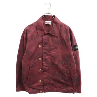 シュプリーム(Supreme)のSUPREME シュプリーム 22SS×STONE ISLAND Reactive Ice Camo Ripstop Jacket リアクティブ アイスカモ リップストップ ジャケット レッド(フライトジャケット)