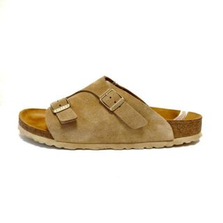 ビルケンシュトック(BIRKENSTOCK)のBIRKEN STOCK(ビルケンシュトック) サンダル 40 メンズ - ベージュ スエード(サンダル)